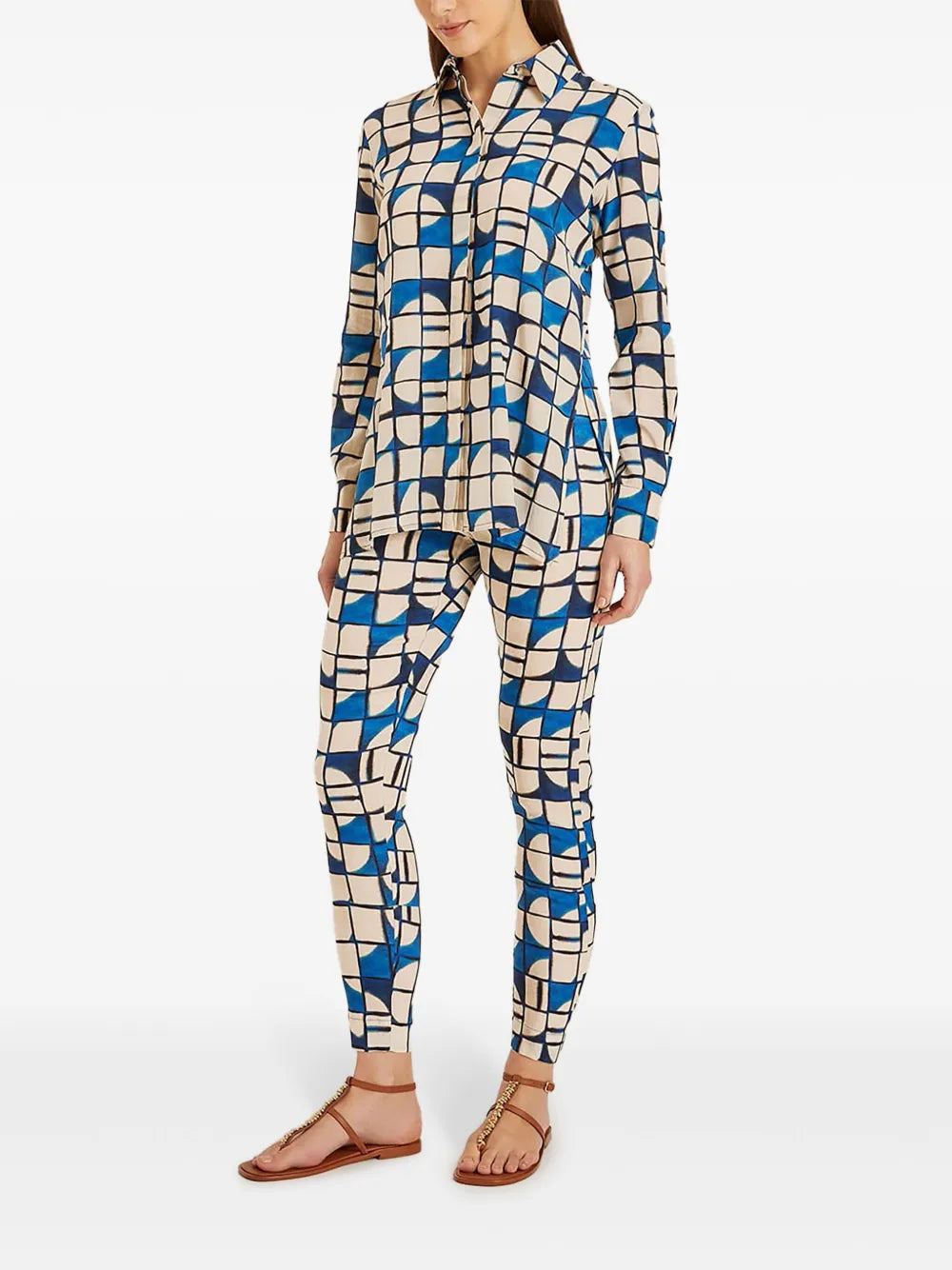 Cascais-Print Trousers