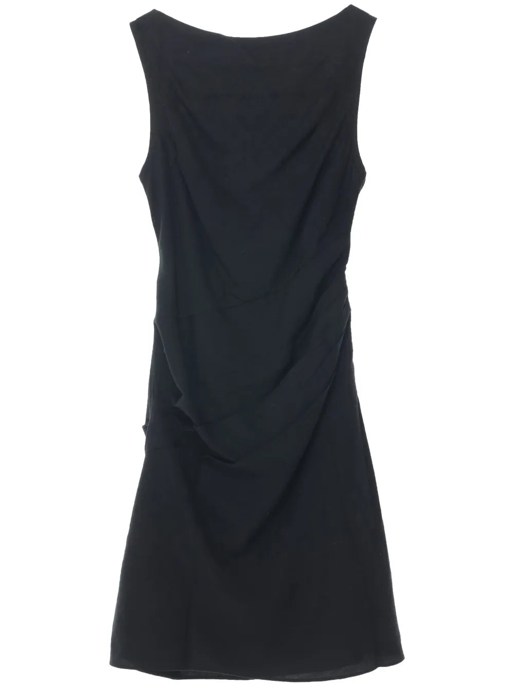 Boat-Neck Short Dress