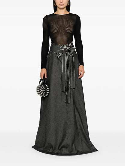 The Morphing Pinstripe Bodysuit