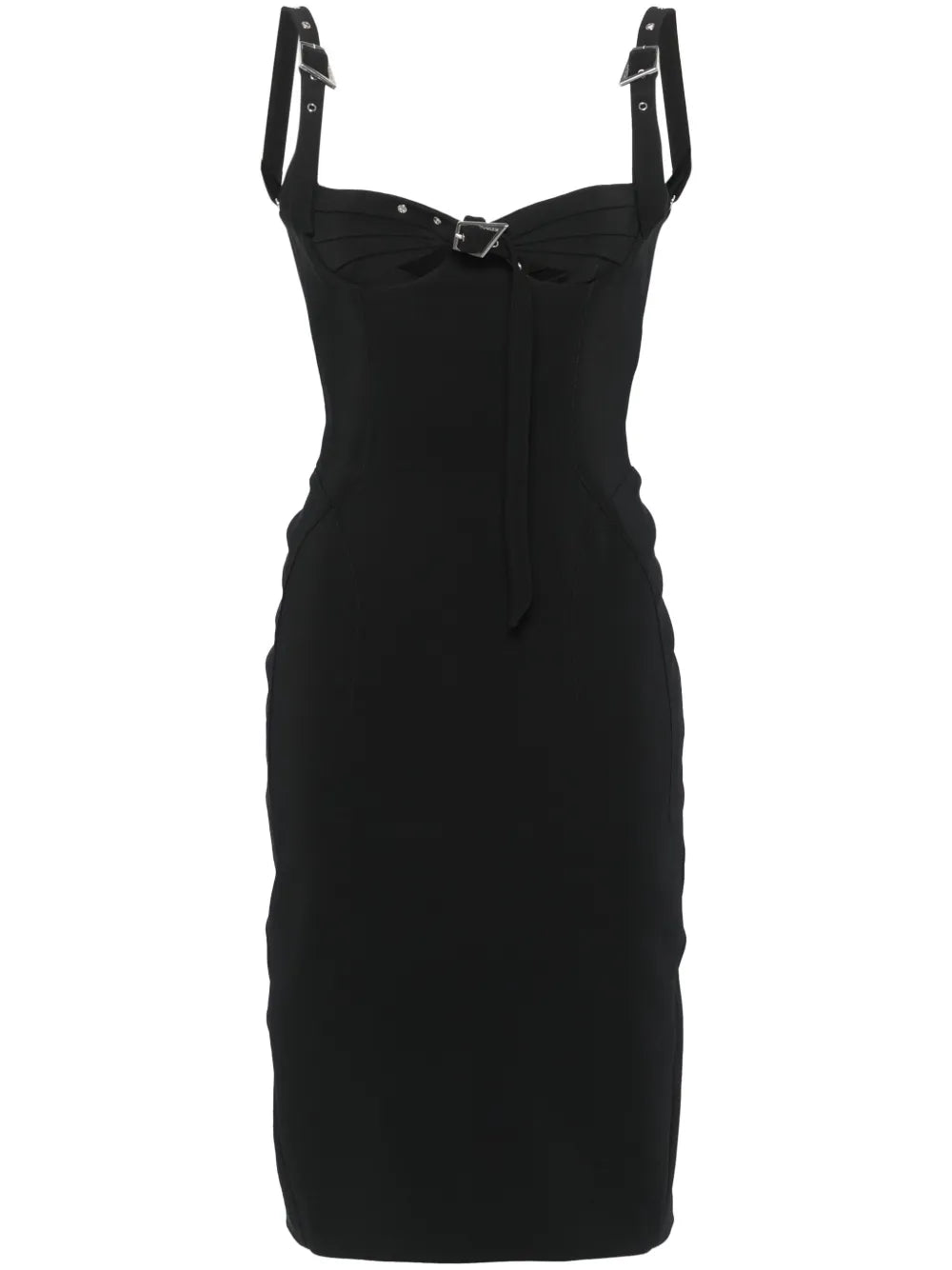 Bucked Bustier Midi Dress
