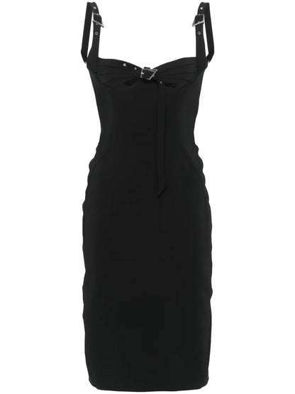 Bucked Bustier Midi Dress
