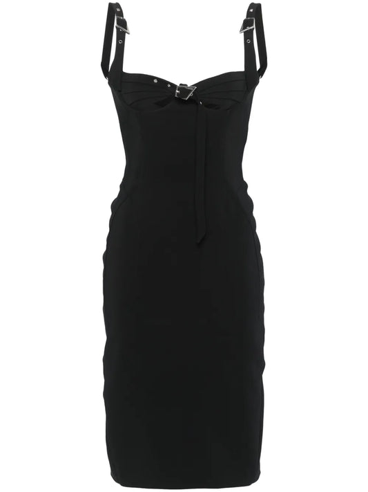 Bucked Bustier Midi Dress