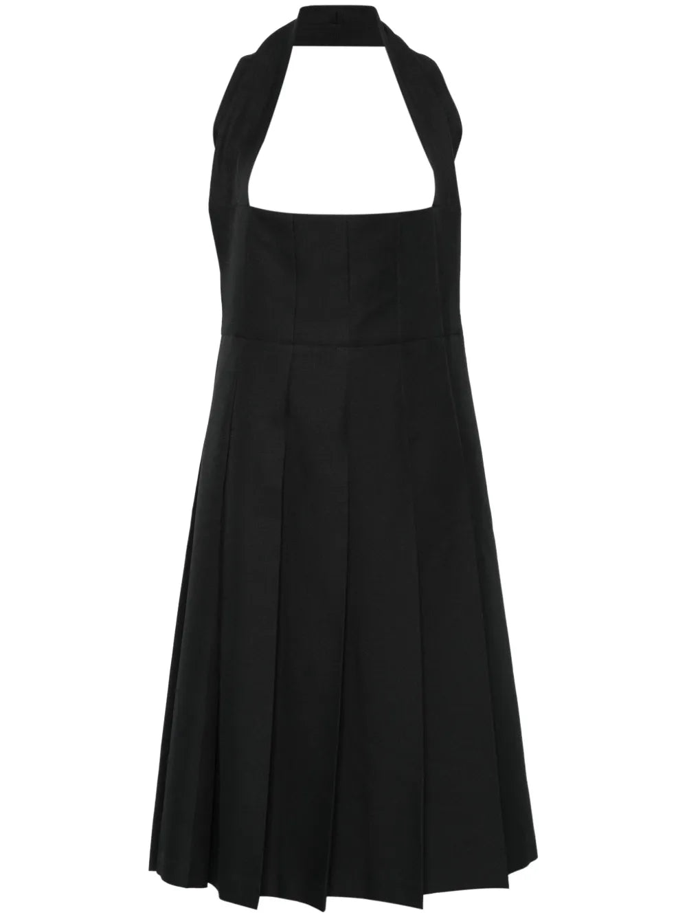 Pleated Midi Dress