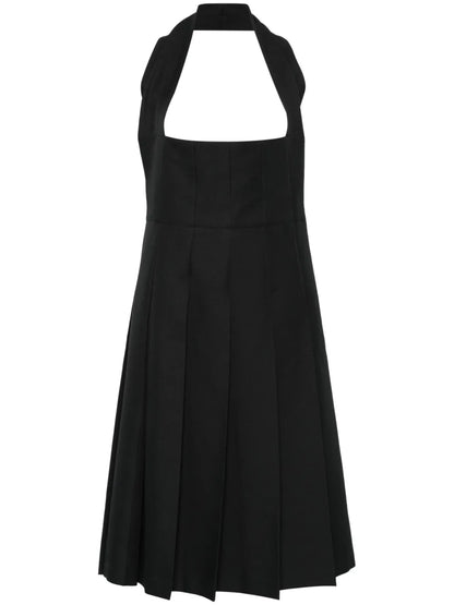 Pleated Midi Dress