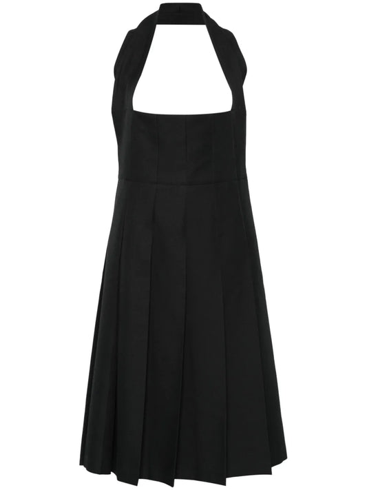 Pleated Midi Dress