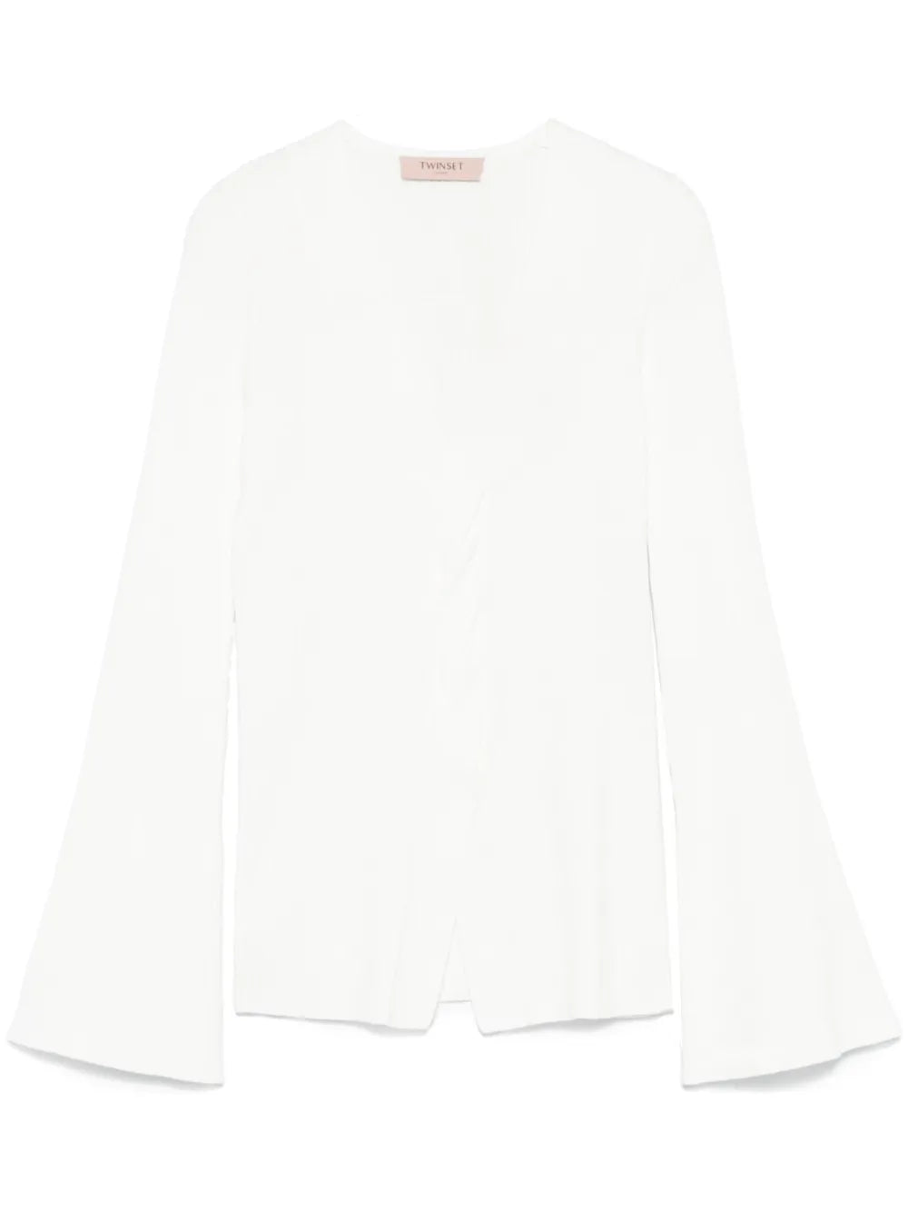 Twist-Detailing Ribbed Sweater