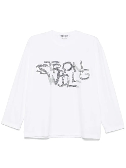 Sequin-Embellished T-Shirt