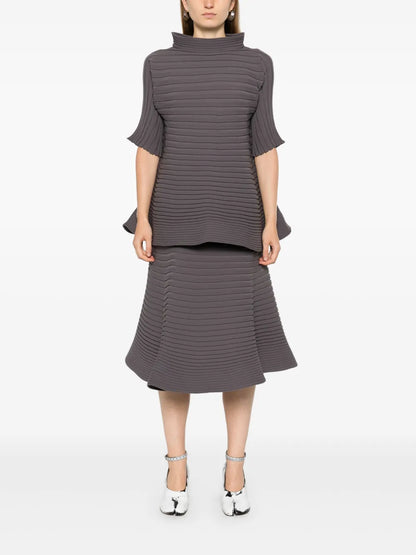 Ribbed-Knit Top