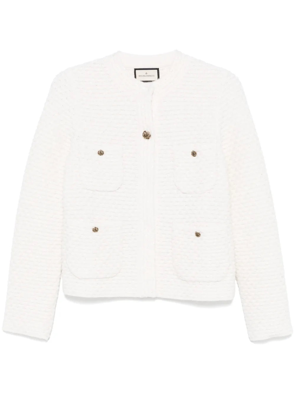 Waffle-Knit Jacket
