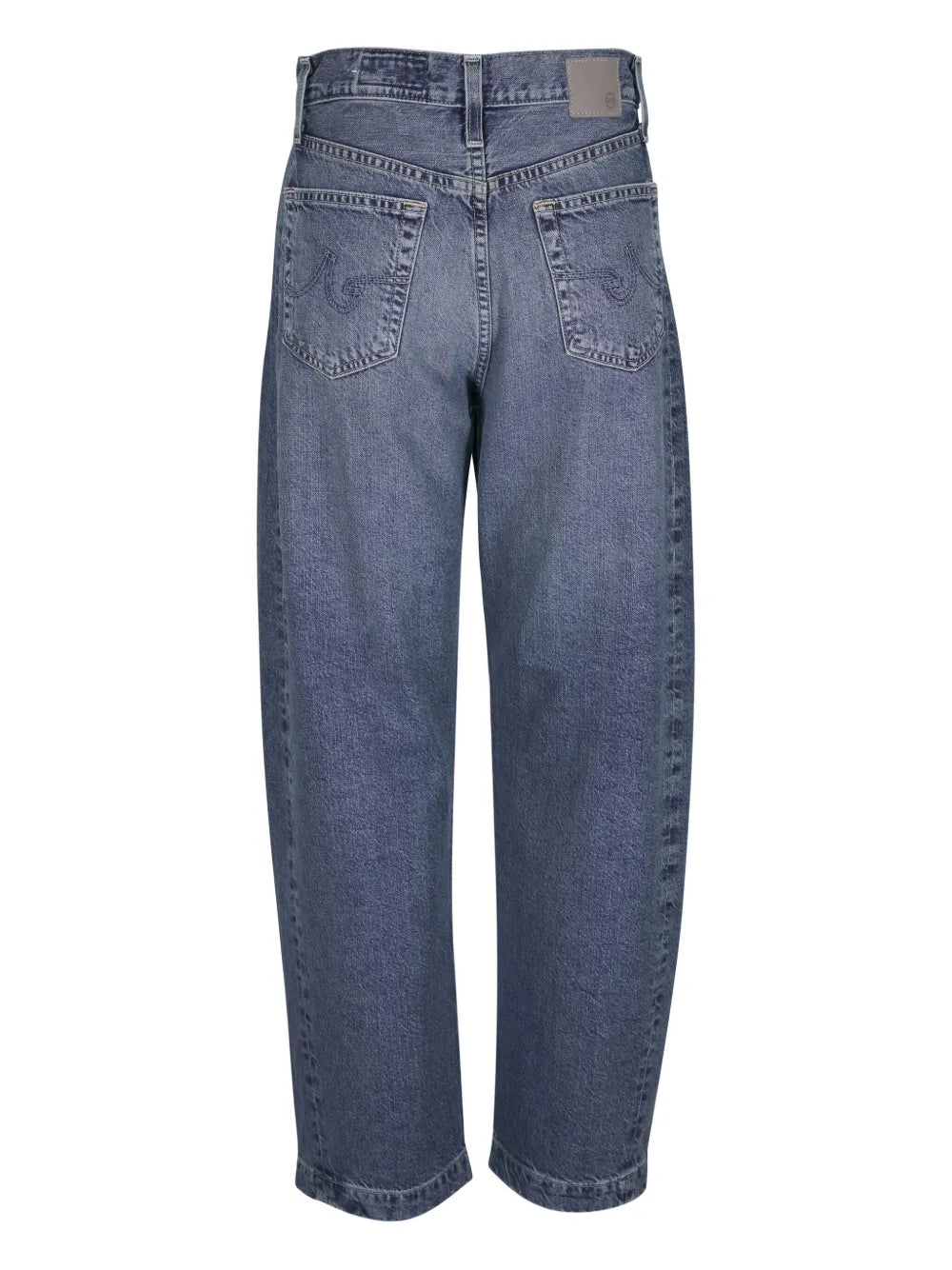 Logo-Patch Straight Jeans