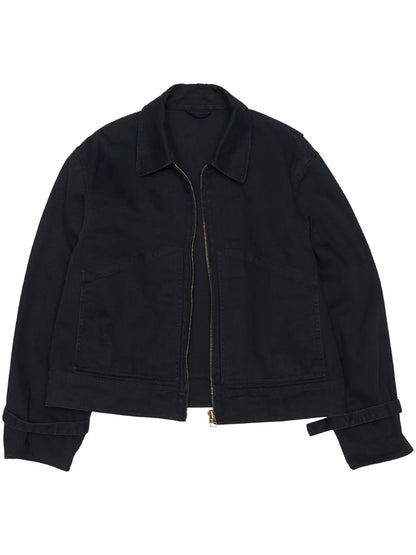 Logo-Print Cotton Jacket