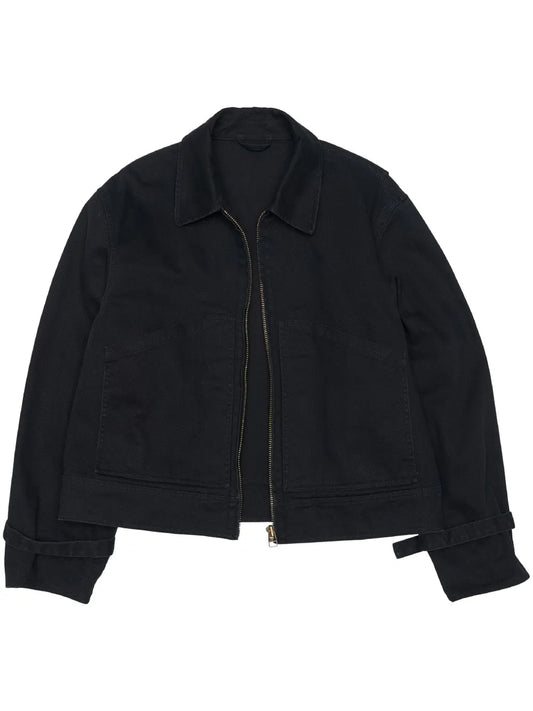 Logo-Print Cotton Jacket