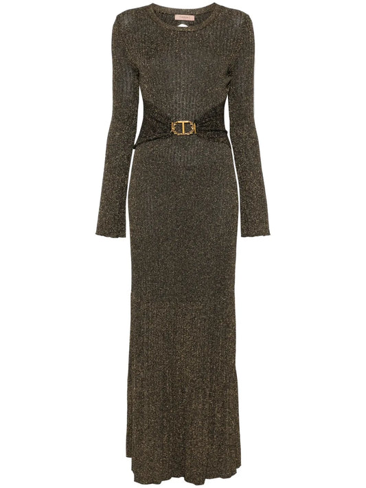 Long Rib Knit Dress