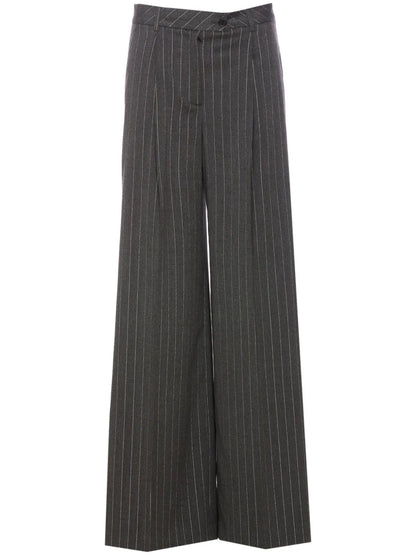 Flare Striped Trousers