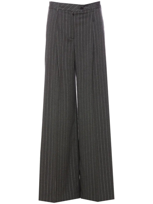 Flare Striped Trousers