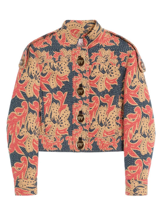 Apres L'Hiver Jacquard Caban Jacket
