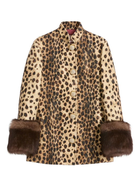Jaguar Spots Caban Coat