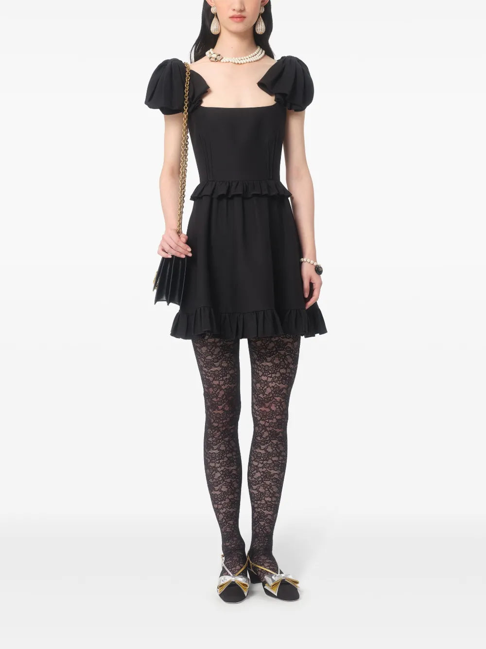 Crepe Couture Mini Dress