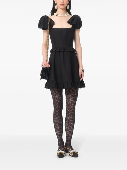 Crepe Couture Mini Dress