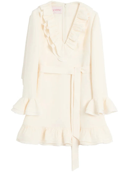 Crepe Couture Mini Dress