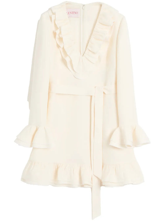 Crepe Couture Mini Dress