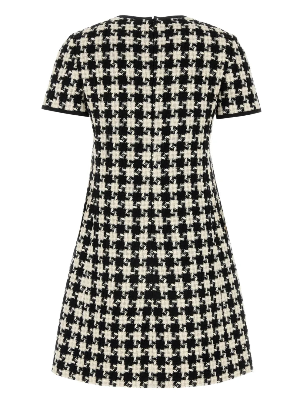 Geometric-Pattern Mini Dress