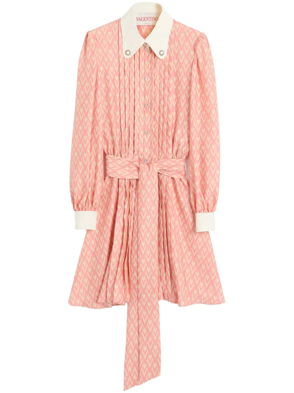 Toute La V Silk Dress