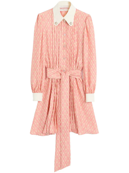 Toute La V Silk Dress