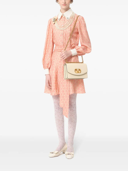 Toute La V Silk Dress