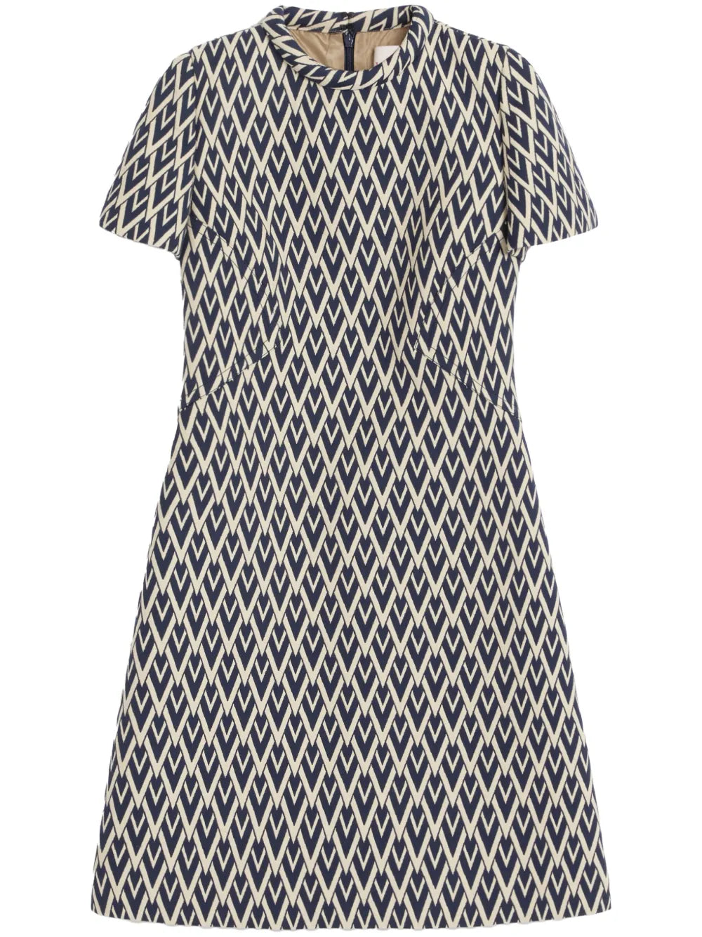 Toute La V Jacquard Mini Dress