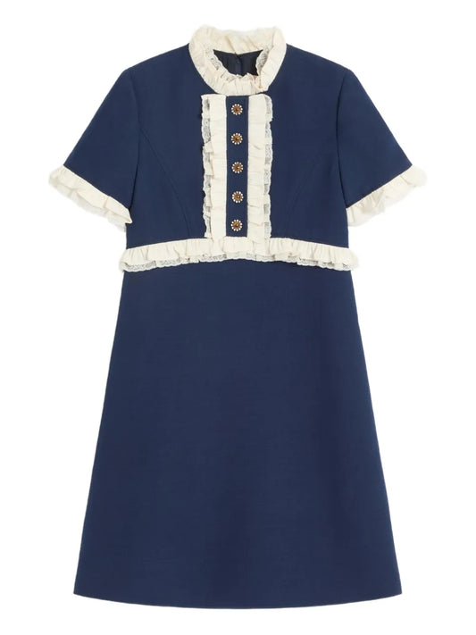 Crepe Couture Mini Dress