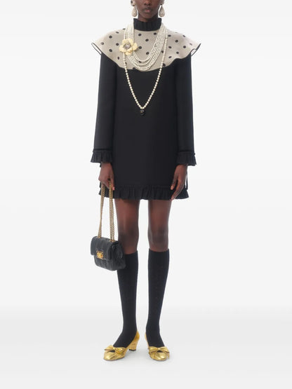 Crepe Couture Mini Dress