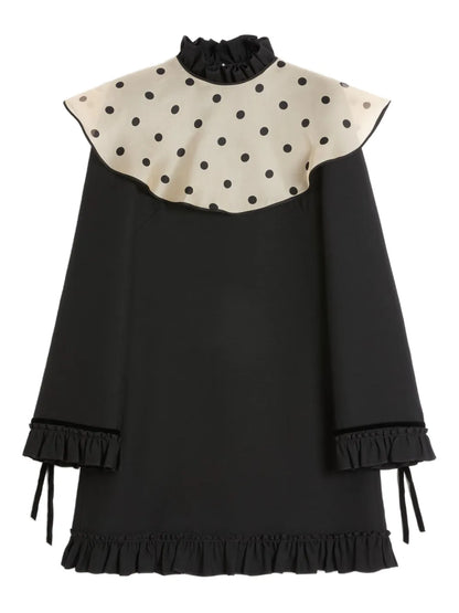 Crepe Couture Mini Dress