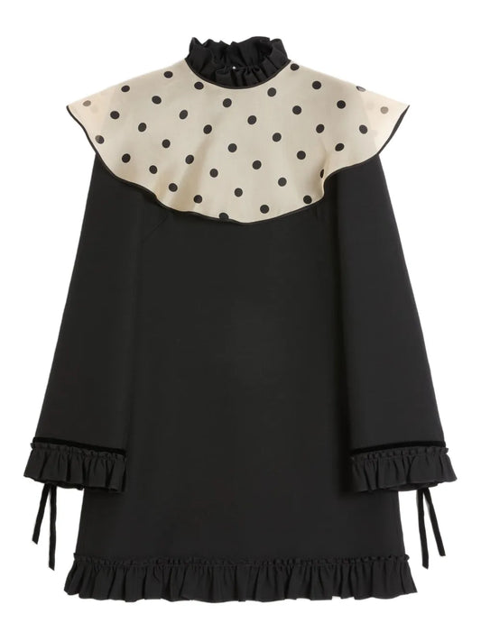 Crepe Couture Mini Dress