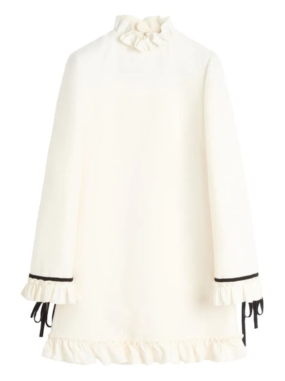 Crepe Couture Mini Dress