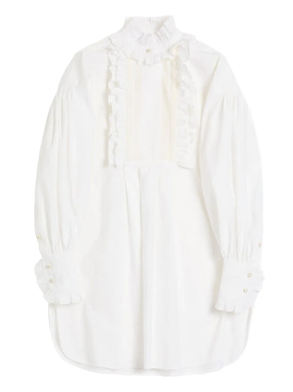 Ruffle-Detail Mini Dress