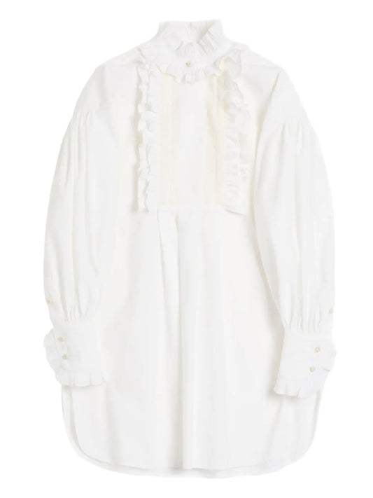 Ruffle-Detail Mini Dress