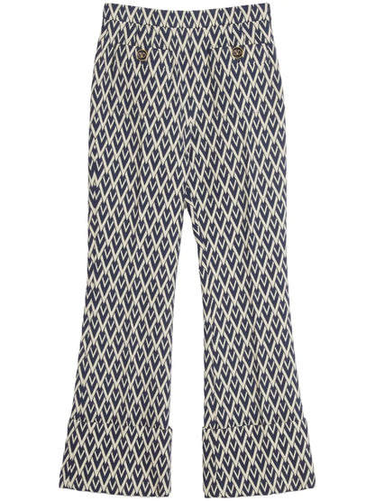 Toute La V Jacquard Trousers