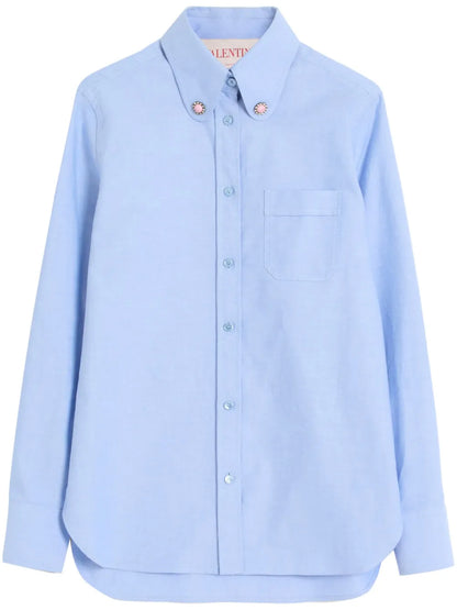 Jewel-Button Shirt