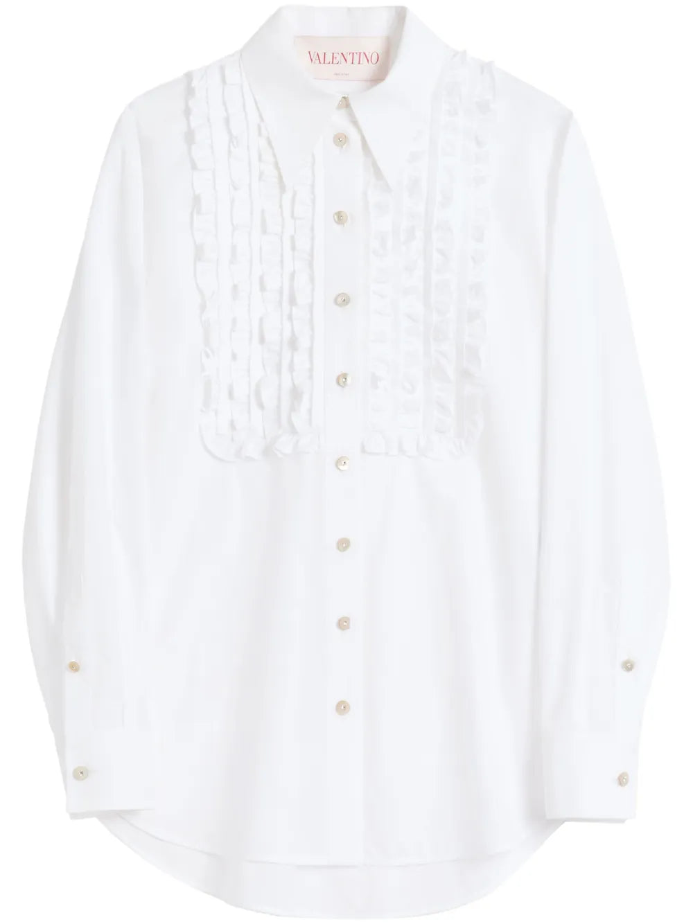 Ruffle-Detail Shirt