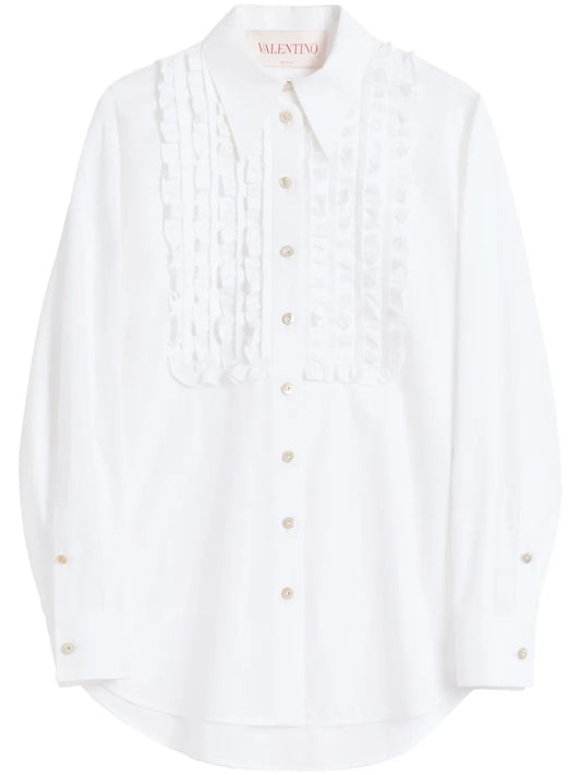 Ruffle-Detail Shirt