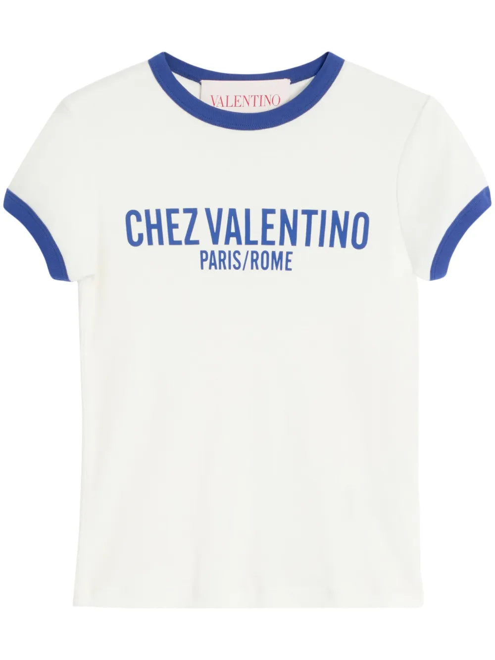 Chez Valentino-Print T-Shirt