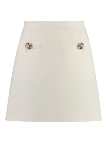 Crepe Couture Mini Skirt