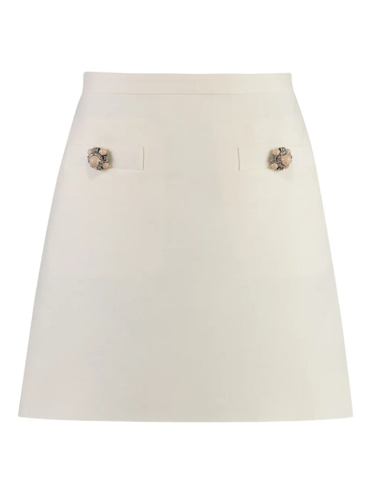 Crepe Couture Mini Skirt