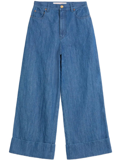 Lightweight Wide-Leg Jeans