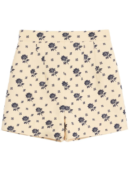 Floral-Print Shorts