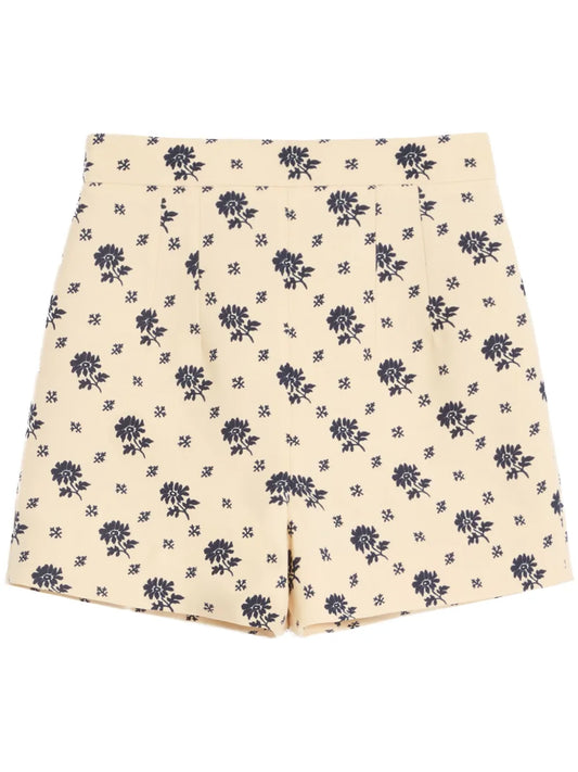 Floral-Print Shorts