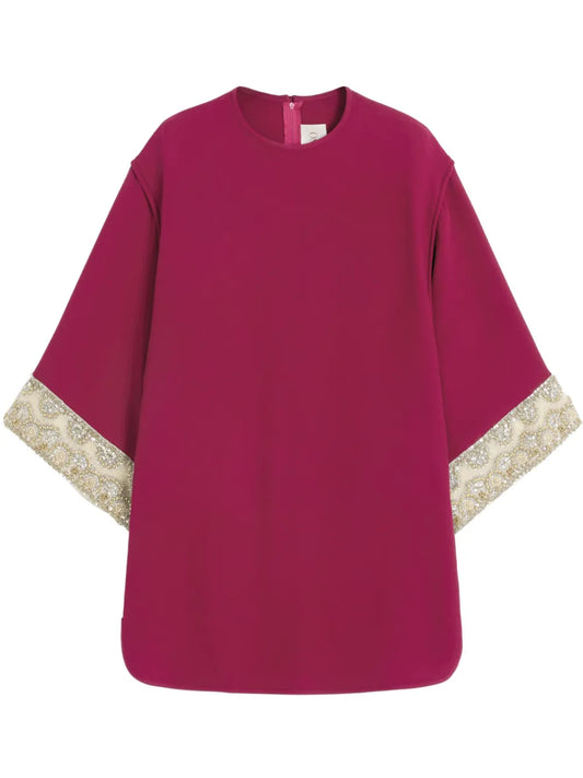 Beaded-Embellished Blouse