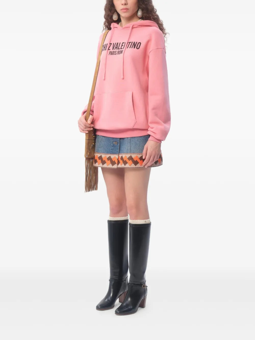 Chez-Print Hoodie