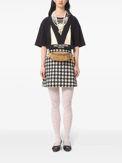 Chez Valentino-Print T-Shirt